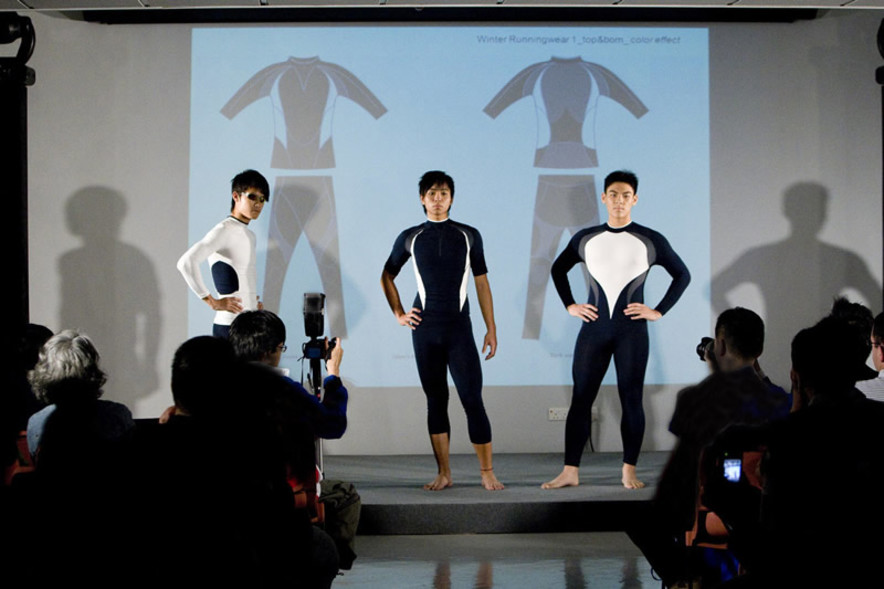 <p>The keynote lectures were followed by a practical application session, where athletes from the HKSI took the stage as models in a high-performance sportswear show to demonstrate the concept of advanced sportswear design.</p>
