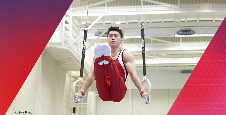 The Hong Kong gymnast Ng Kiu-chung won struck a silver medal in Men’s Ring at the 7th Seniors Artistic Gymnastics Asian Championships.
