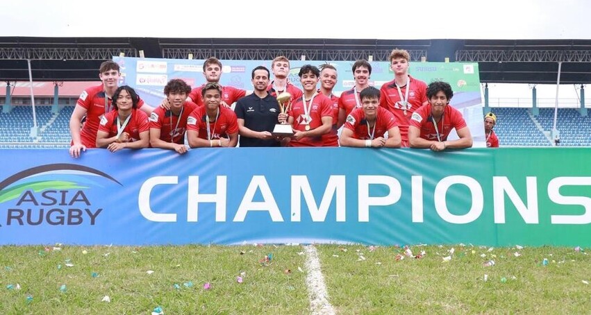 1 Gold 1 Silver from Asia Rugby U20 Sevens Champs