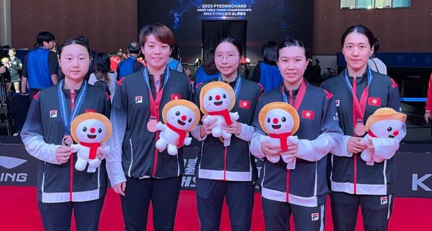 Table Tennis Women’s Team Takes Bronze at Asian Champs