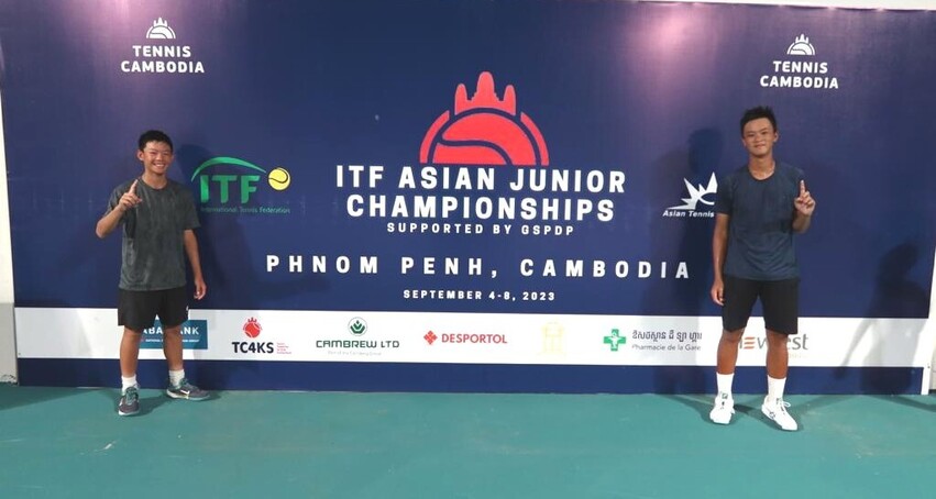 3 Medals from Asian Junior Tennis Champs