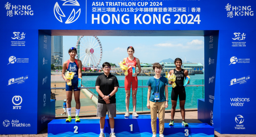 Triathlon Team Secures 4 Medals at Asia Youth Champs