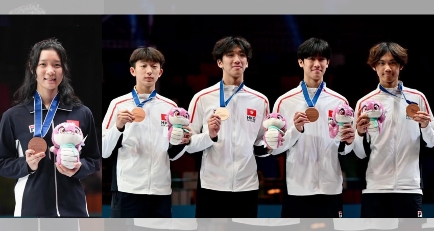 Hong Kong fencing team clinched 2 bronze medals at the World Junior & Cadet Fencing Championships 2025…