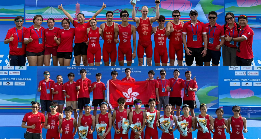 Hong Kong triathlon team captured 1 gold, 2 silver and 1 bronze medals at the 2026 Asia Triathlon Super Sprint Elite, Youth, U15 Championship held in Xuzhou, China… 