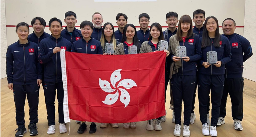 Hong Kong squash team secured 1 silver and 2 bronze medals at the 3<sup>rd</sup> Asian Squash Doubles Championships held in Sarawak, Malaysia… 