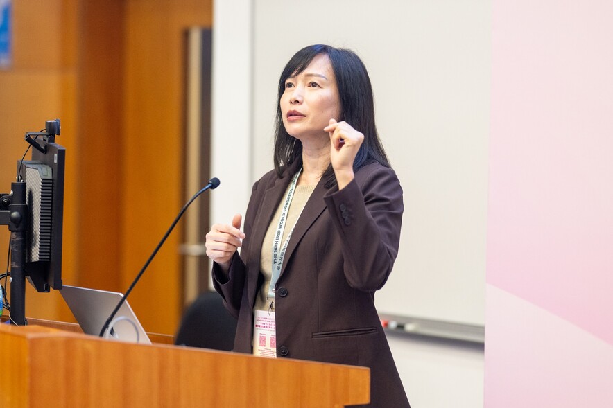 <p>來自香港中文大學的<strong>薛慧萍教授</strong></p>
