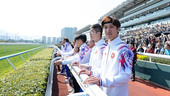 Medallists attended the 15<sup>th</sup> National Games Hong Kong