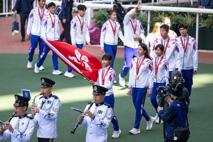 <p>Medallists attended the 15<sup>th</sup> National Games Hong Kong Medallists Raceday to celebrate their best-ever achievements.</p>

<p>&nbsp;</p>

<p>&nbsp;</p>
