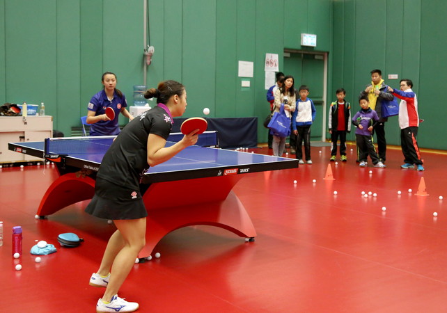 Participants of the HKSI Open Day can enjoy the skill demonstrations, clinics and try-out sessions of various elite sports such as table tennis, karatedo and tennis.