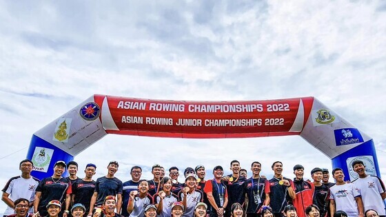 Hong Kong rowing team (photo: Hong Kong, China Rowing Association)