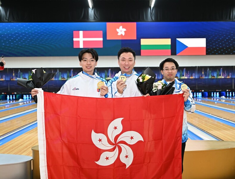 From left: Tse Chun-hin, Wu Siu-hong and
