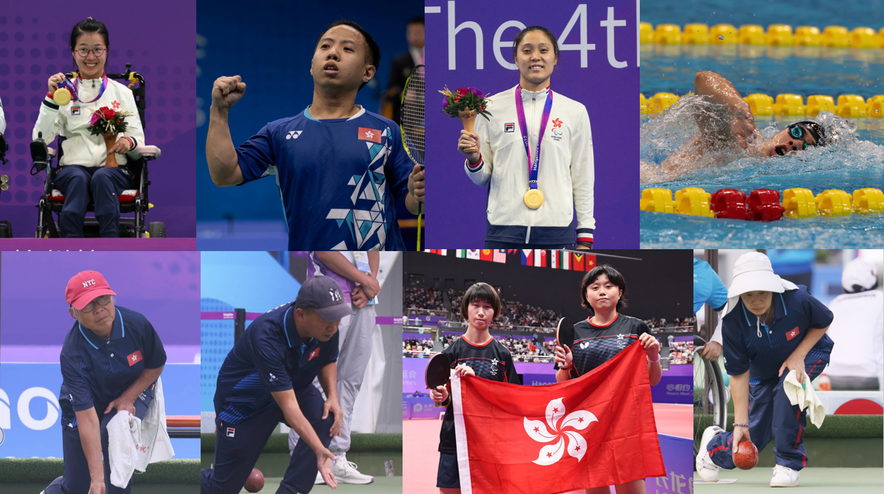Gold medallists at the&nbsp;Hangzhou 2022 Asian Para Games