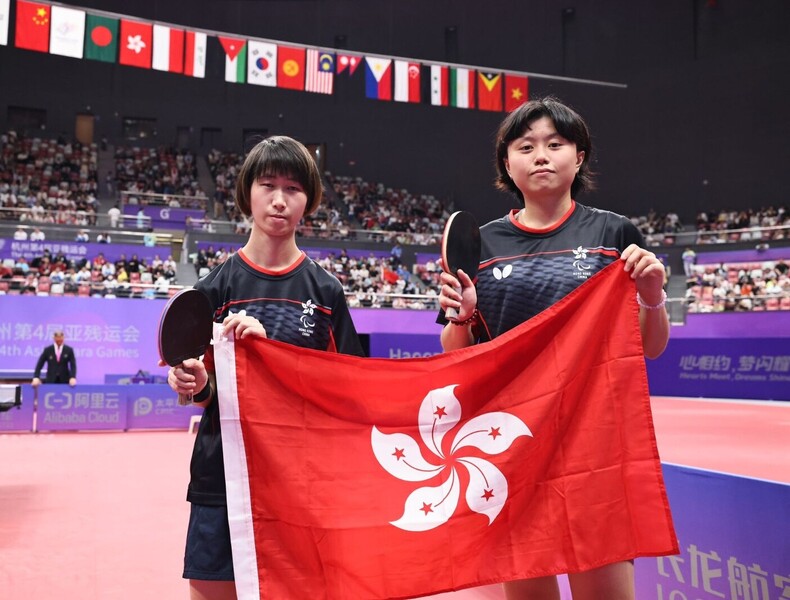 Ng Mui-wui (left) and Wong Ting-ting (photo:&nbsp;China Hong Kong