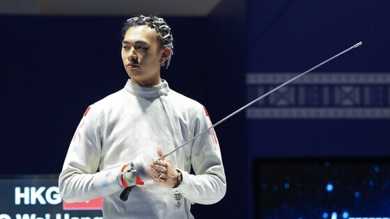 Ho Wai-hang clinched gold medal for men&rsquo;s epee individual