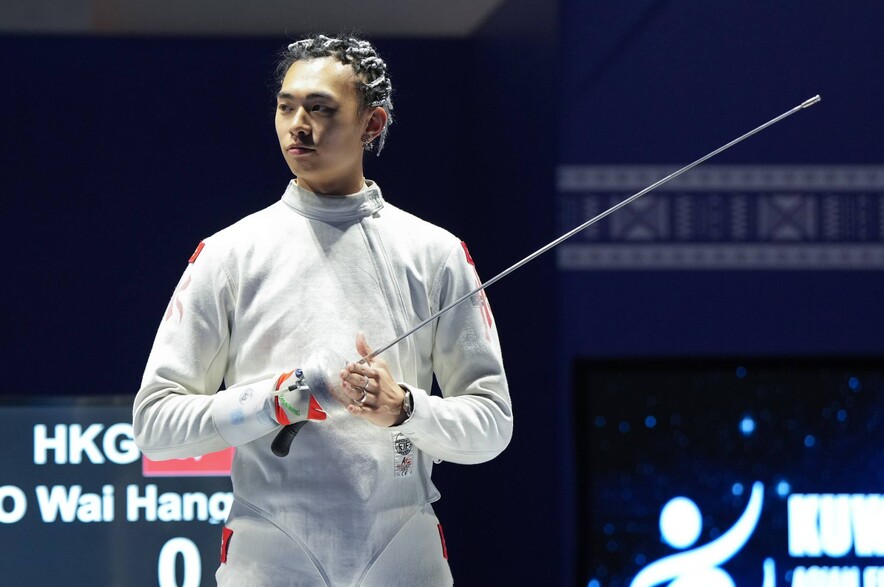 Ho Wai-hang clinched gold medal for men&rsquo;s epee individual