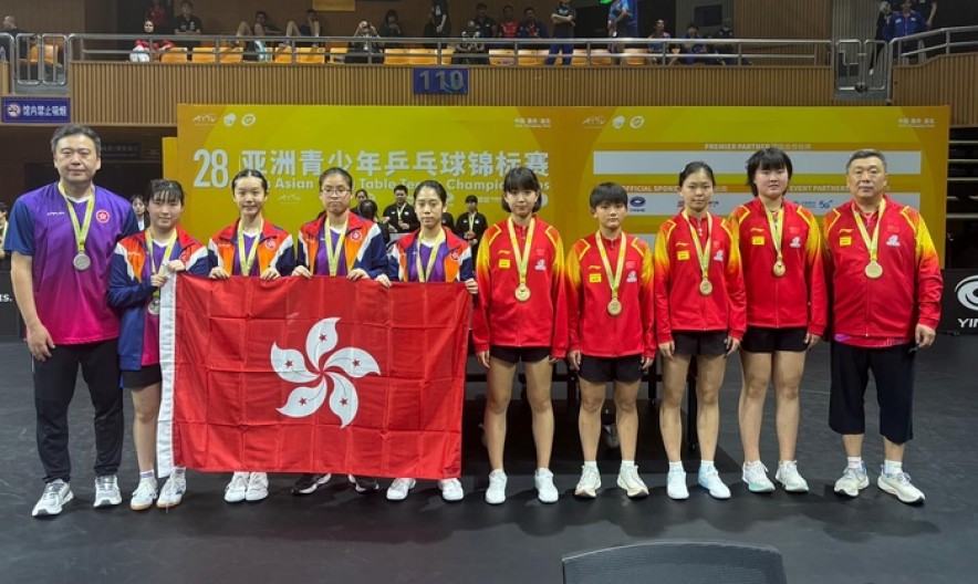 U15女子团体

(相片来源：中国香港乒乓总会)