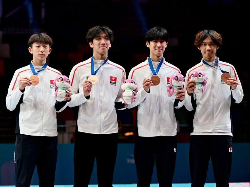 From left: Gao Ying-chuen, Hsu Jia-huan, Wong Chi-ho and Yuen