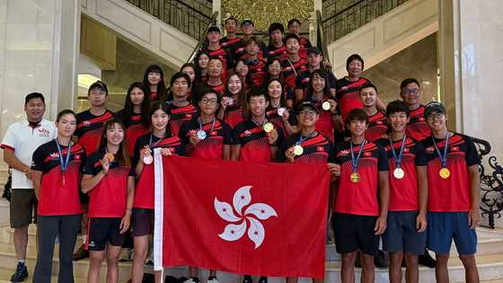 Hong Kong rowing team&nbsp;(Photo: Hong Kong, China Rowing