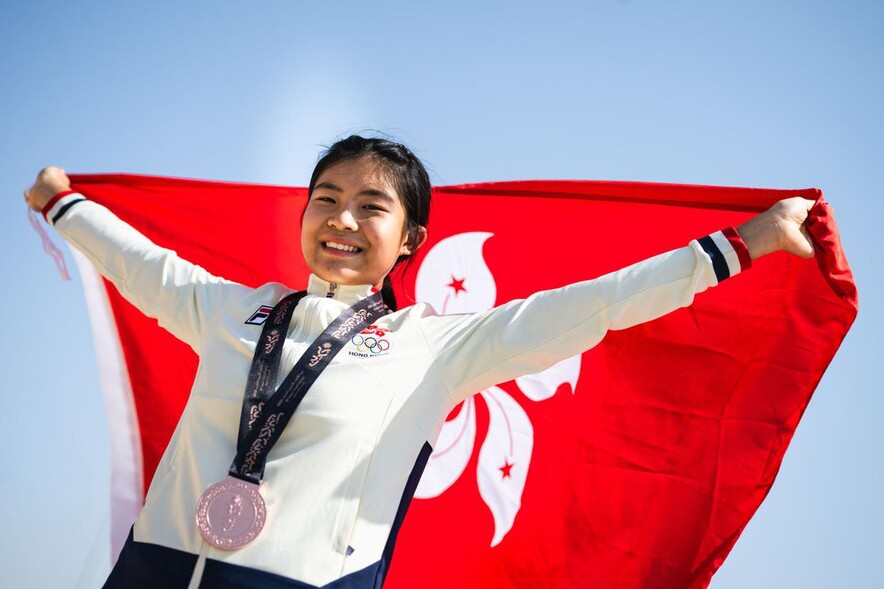 羅靖喬（圖片來源：港協暨奧委會）&nbsp;
&nbsp;

&nbsp;