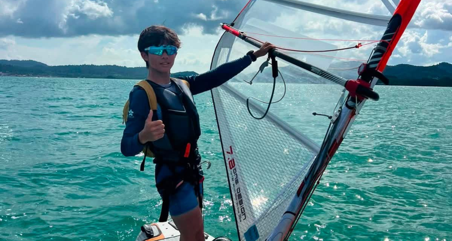 Ng Hoi-tik (Photo: Windsurfing Association of Hong Kong,