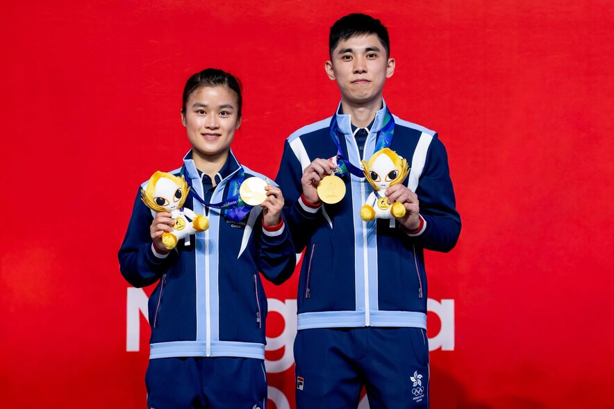 Lee Ka-yi (left) and&nbsp;Tang Ming-hong (Photo:&nbsp;Sports