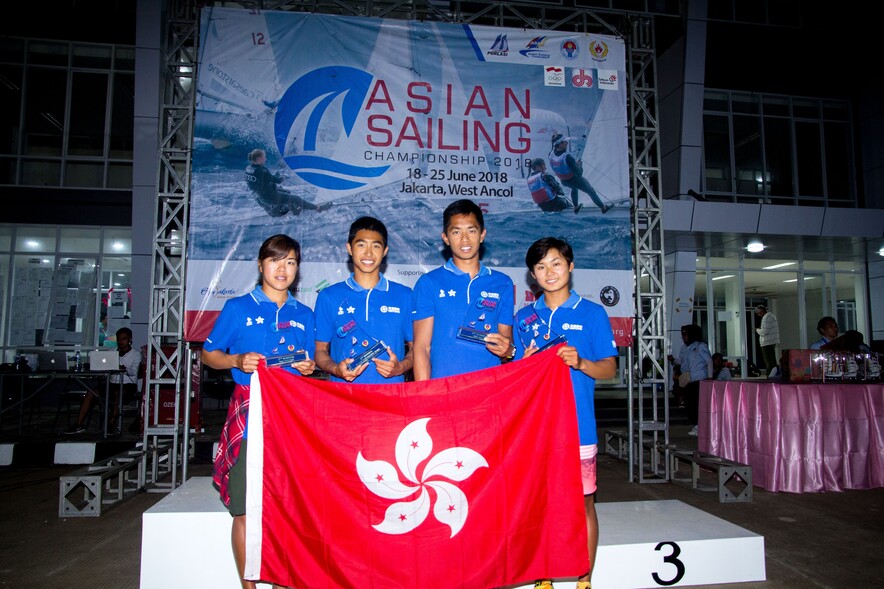 Hong Kong windsurfing team