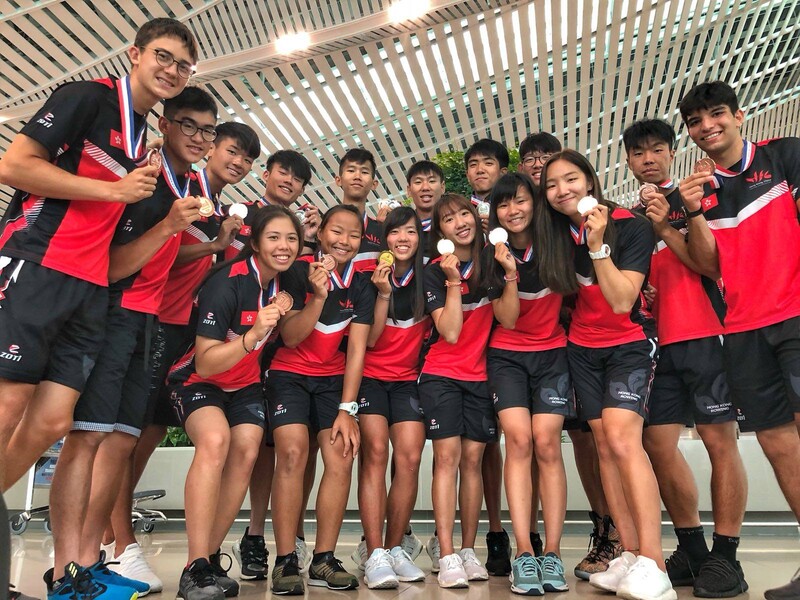 Hong Kong junior rowing team (Photo: Hong Kong, China Rowing Association)
