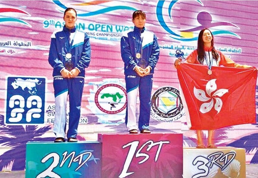 Nip Tsz-yin (1st from right)