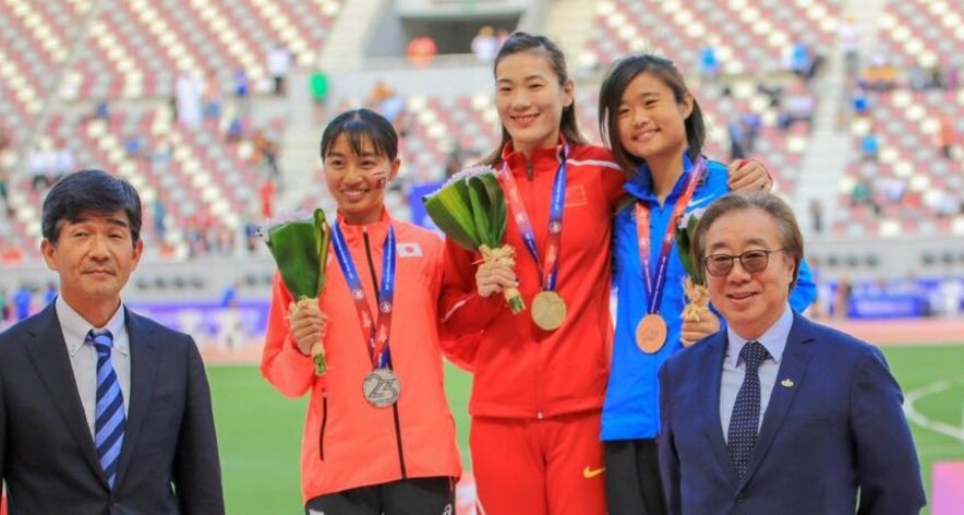 Second from right: Yue Ya-Xin (Photo: Hong Kong Amateur Athletic