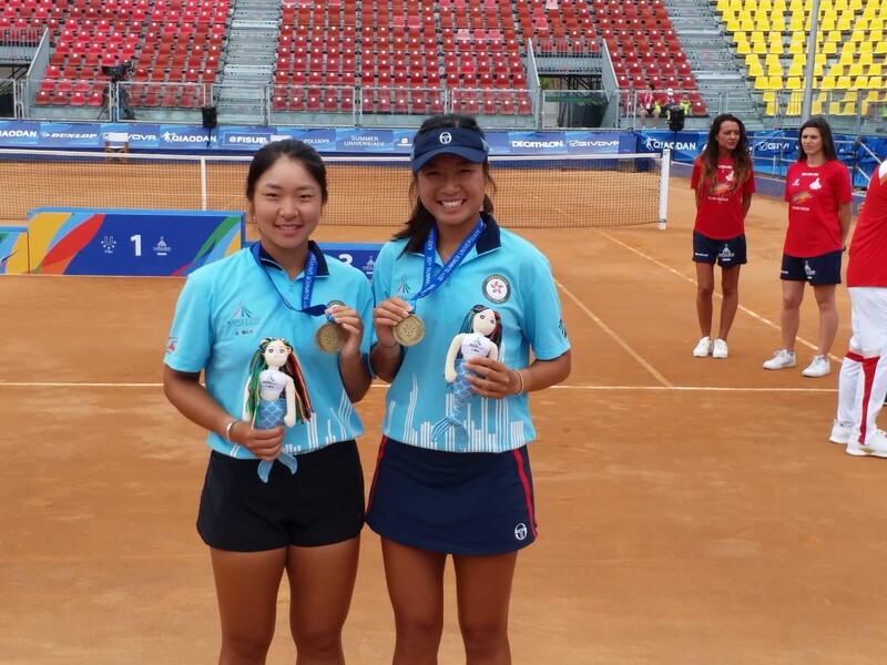 From left: Maggie Ng and Eudice Chong (Photo: Hong Kong Tennis