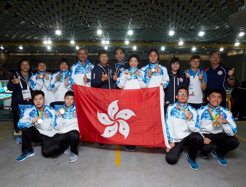 Hong Kong para swimming team (photo:&nbsp;Hong Kong Sports Association