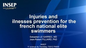 Injuries Prevention for the French National Swimmers [ Part 1 ]